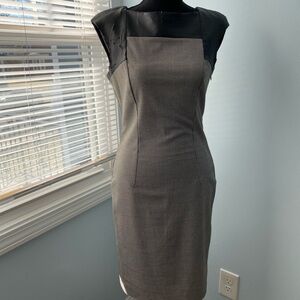 Elegant Black and Gray Women's Dress